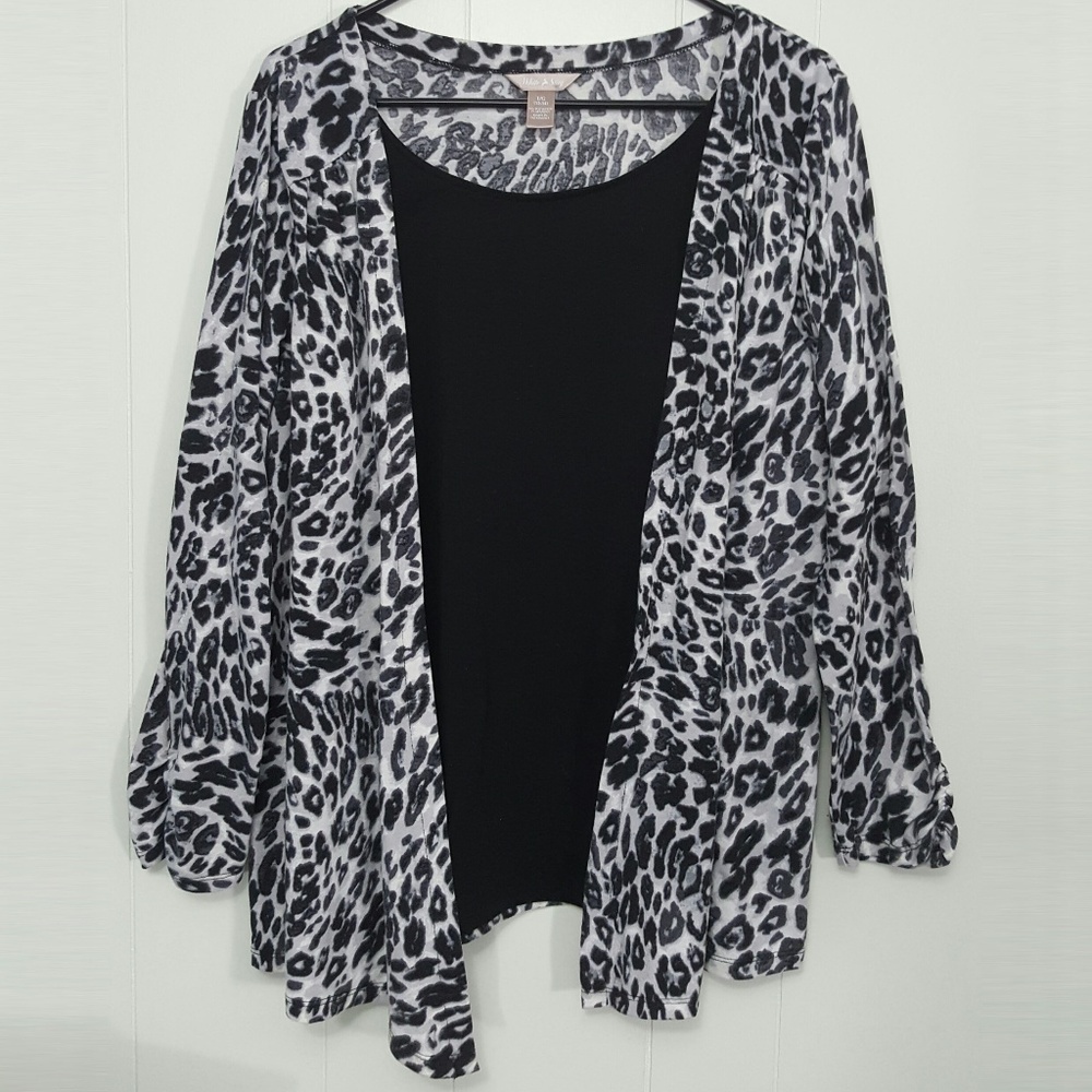 White Stag Women's Long Sleeve Layered Top